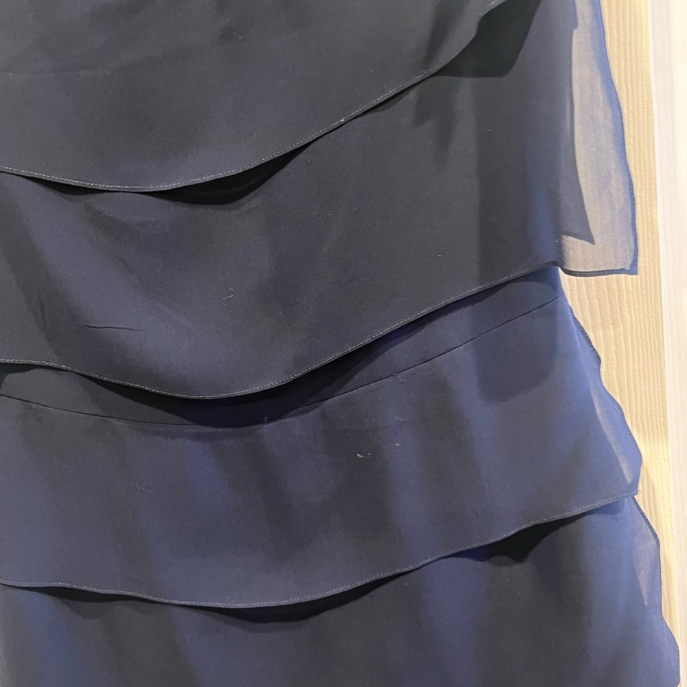 Tootsies brand sheath layered silk dress - Picture 2 of 10